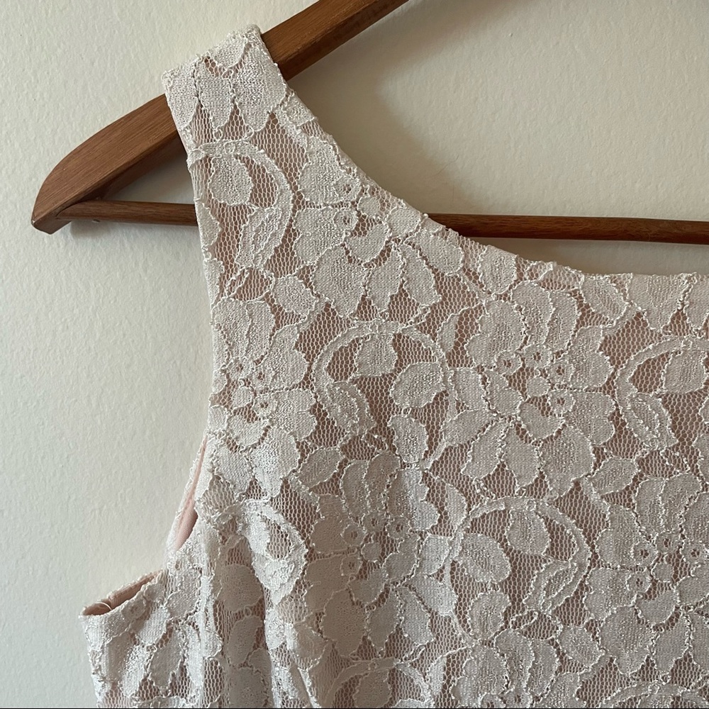 Speechless White Lace Sleeveless Dress - Picture 4 of 9